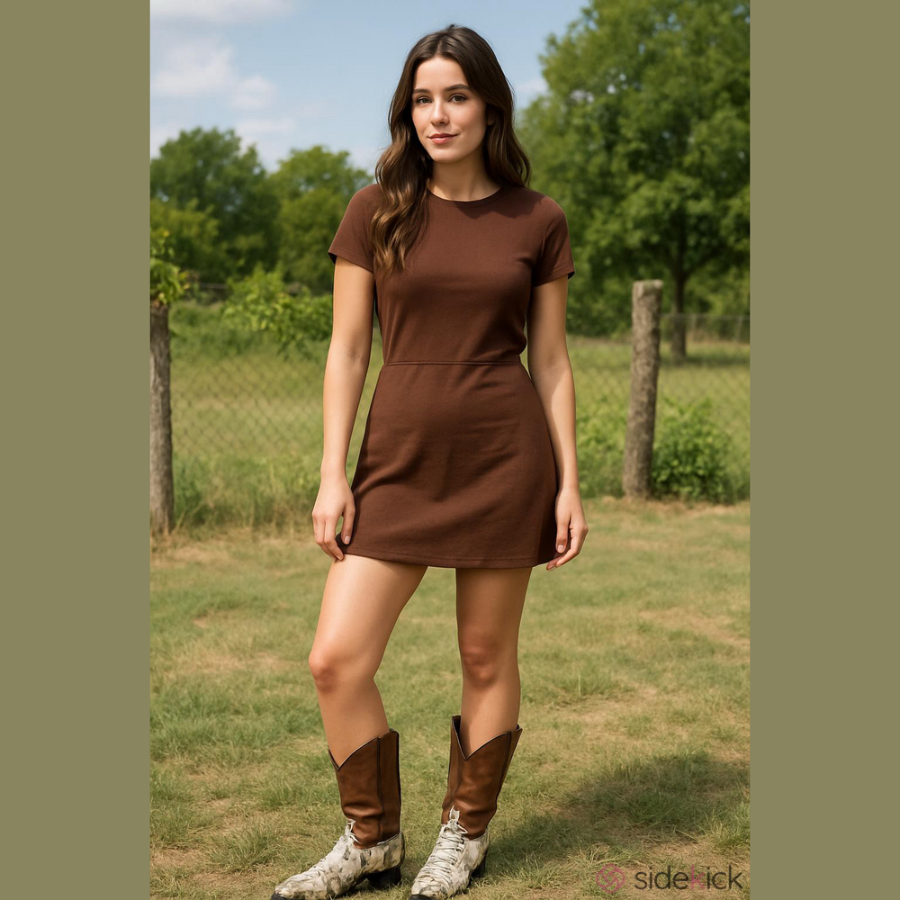 Dingo Brown and White Snake Print Heeled Boots - Picture 11 of 11
